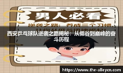 西安乒乓球队逆袭之路揭秘:从低谷到巅峰的奋斗历程